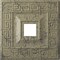 Ekena Millwork Eris Medallion (Canopies up to 9 7/8"), 18"W x 18"H x 3 1/2"ID x 1 1/8"P, Castle Stone Crackle CM18ERCSC - alternate 1